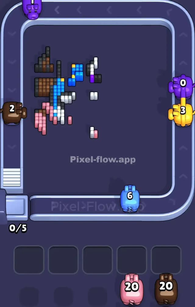 Pixel Flow Level 896 Solution 3