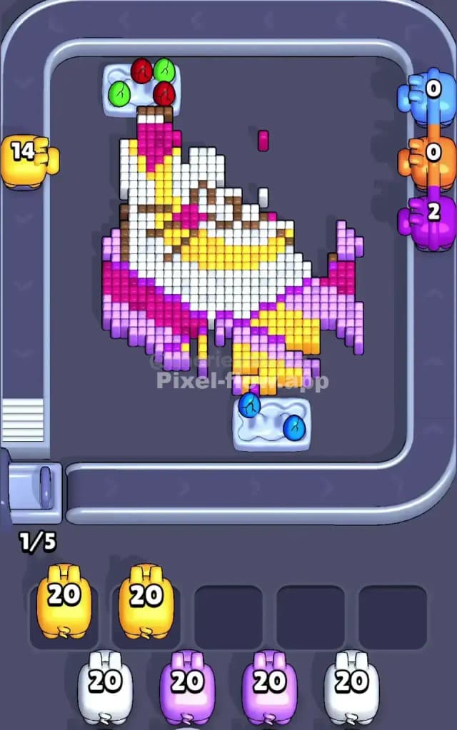 Pixel Flow Level 771 Solution 2