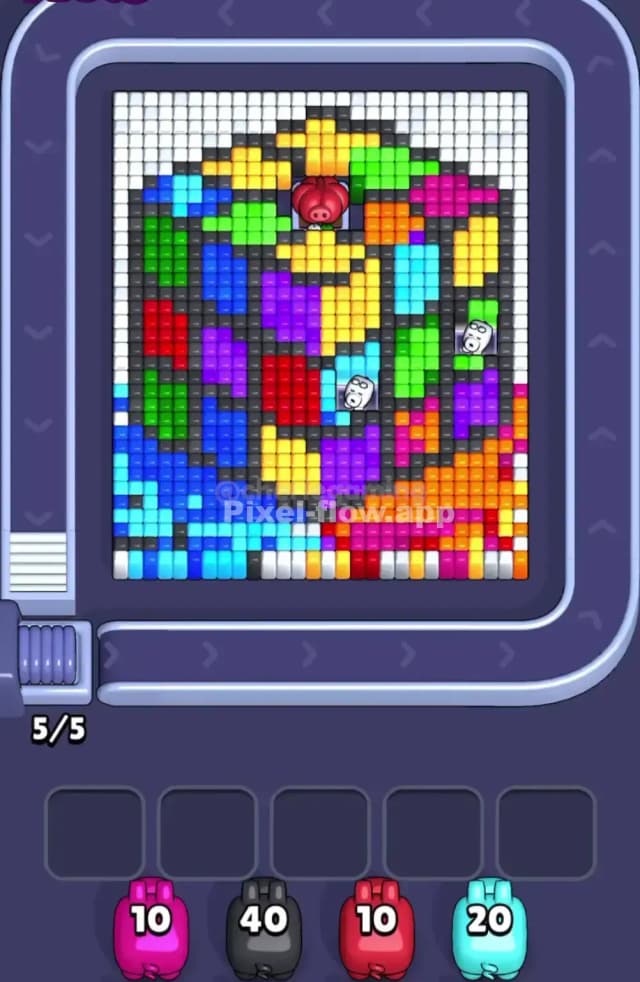 Pixel Flow Level 1660 Gameplay