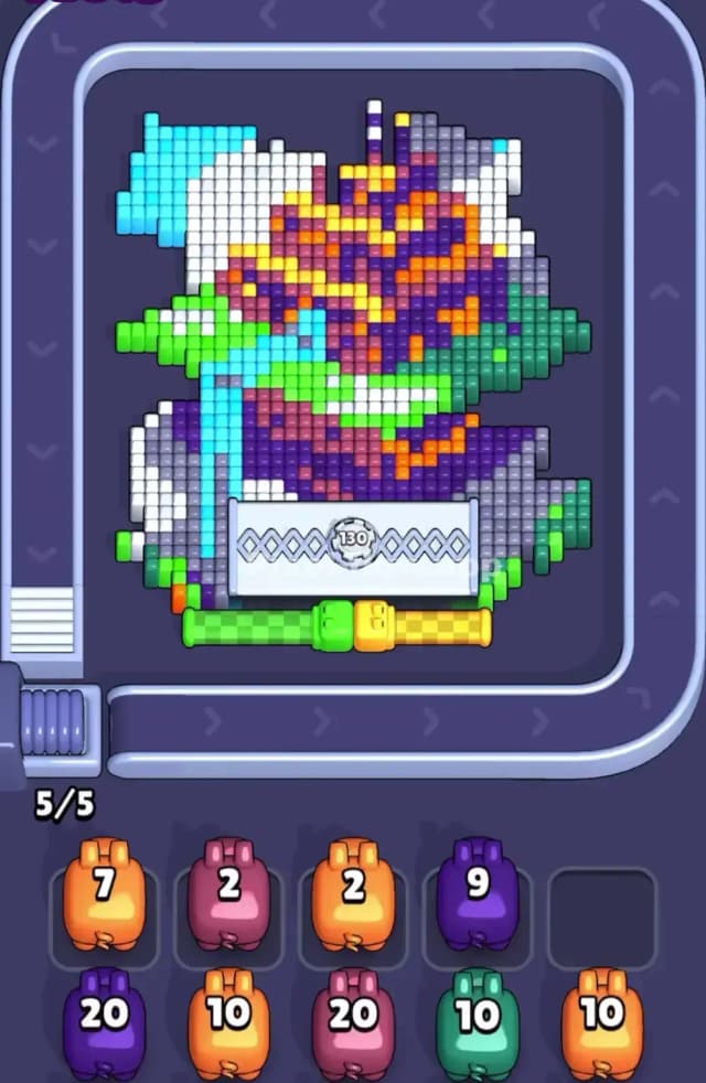 Pixel Flow Level 1768 Solution 1