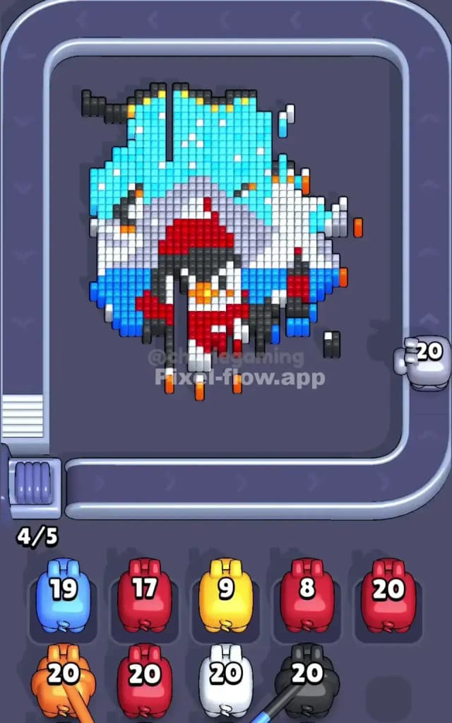 Pixel Flow Level 737 Solution 2