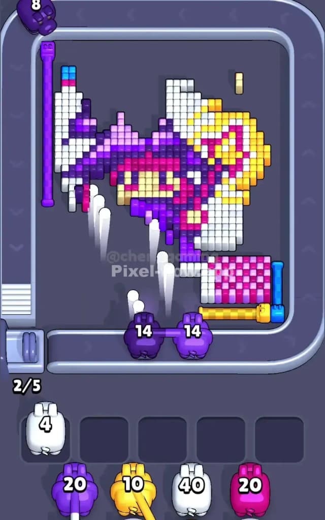 Pixel Flow Level 550 Solution 2