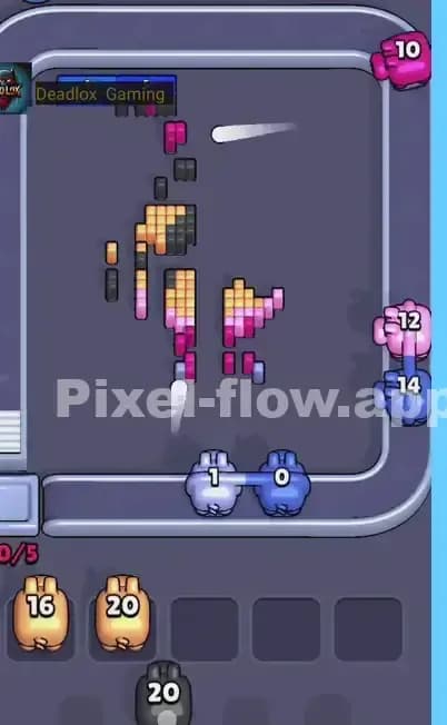 Pixel Flow Level 482 Solution 3