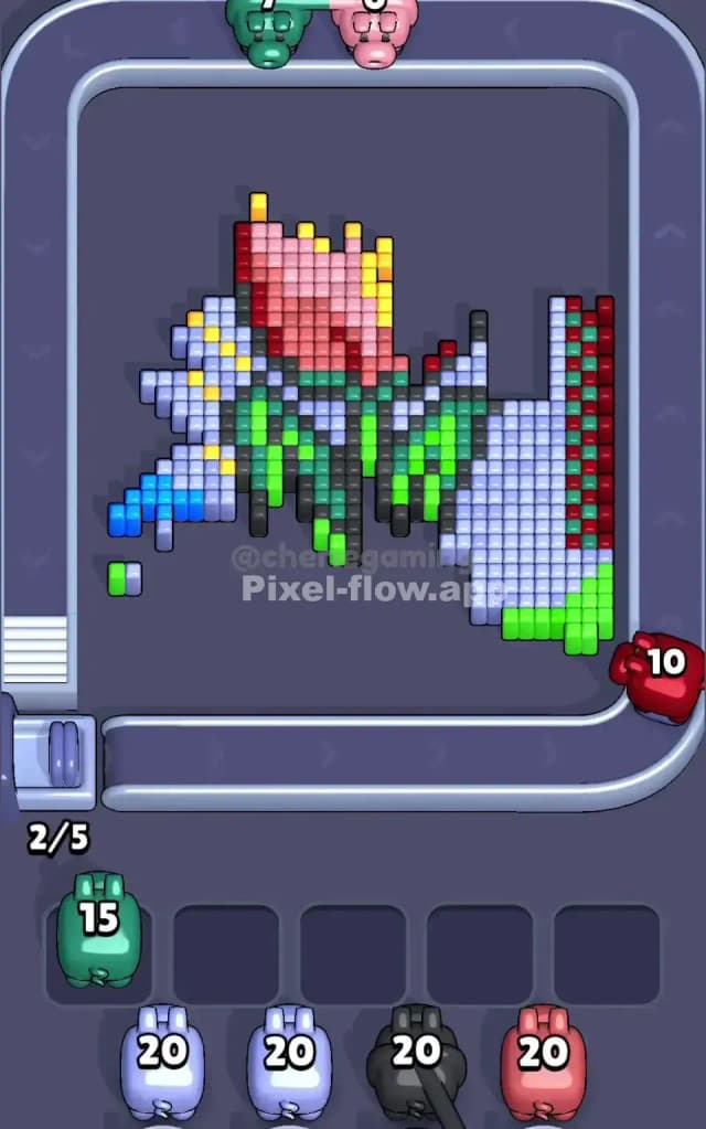 Pixel Flow Level 553 Solution 2