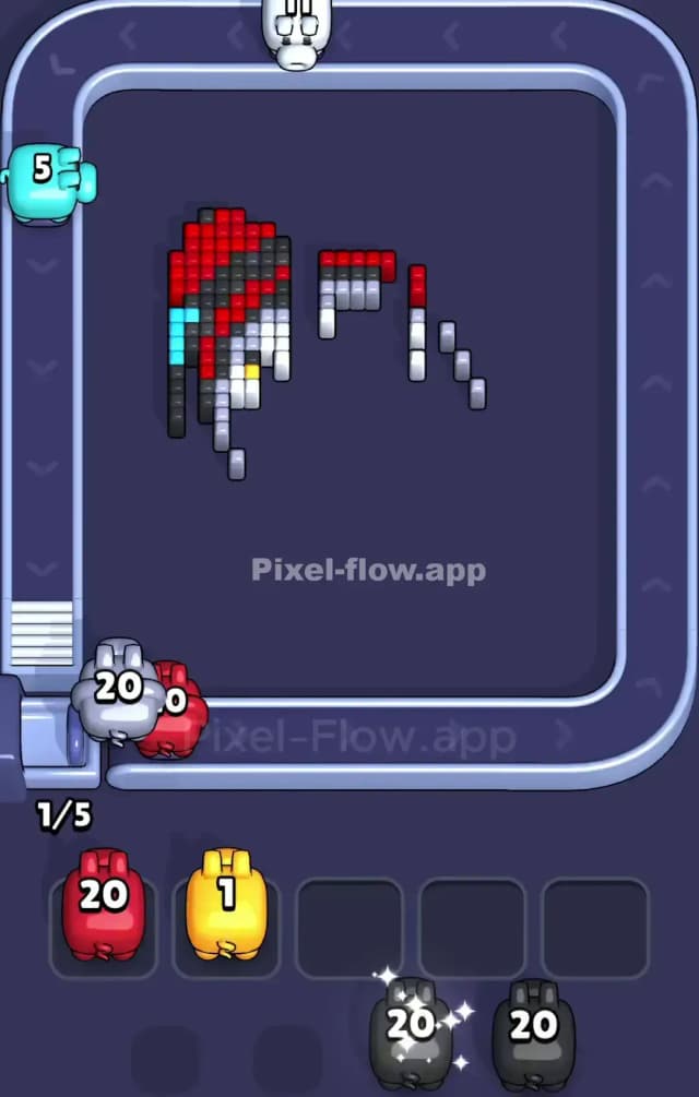 Pixel Flow Level 813 Solution 3