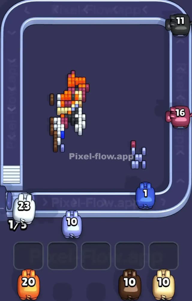 Pixel Flow Level 1303 Solution 3