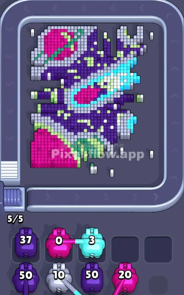 Pixel Flow Level 217 Solution 1