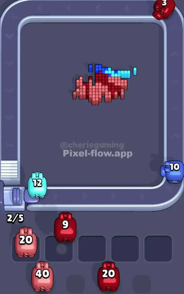 Pixel Flow Level 638 Solution 3