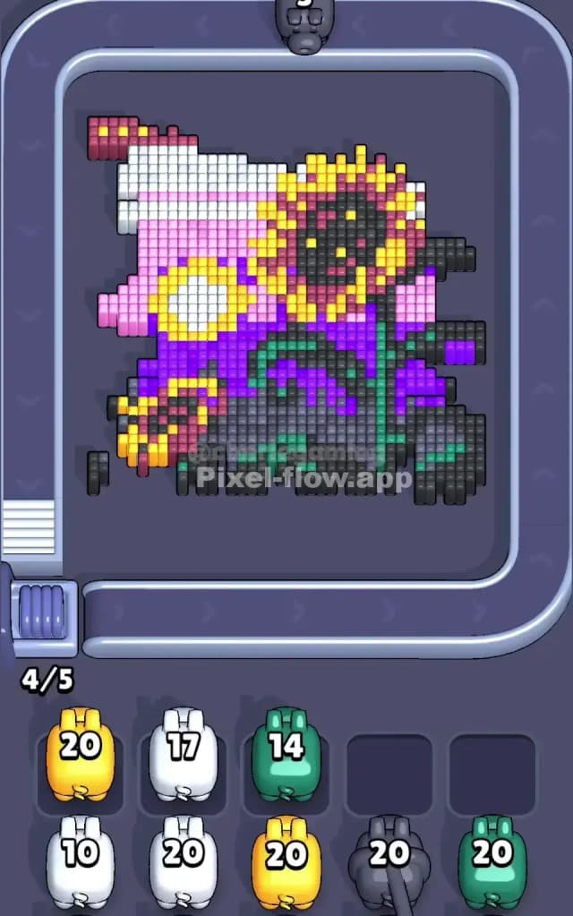 Pixel Flow Level 383 Solution 1