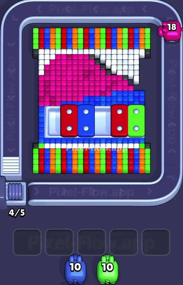 Pixel Flow Level 1401 Solution 2