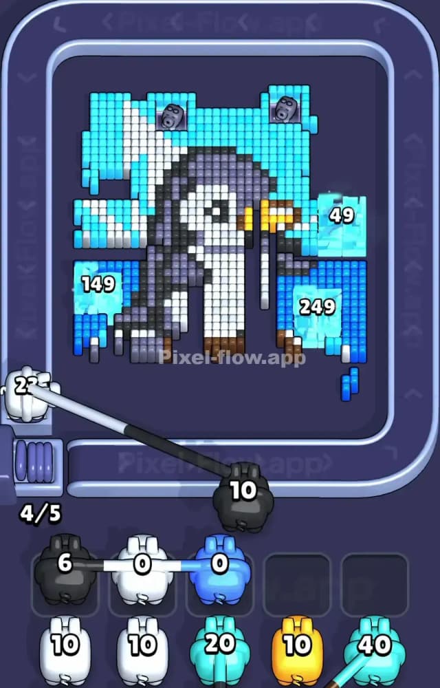 Pixel Flow Level 1227 Solution 2