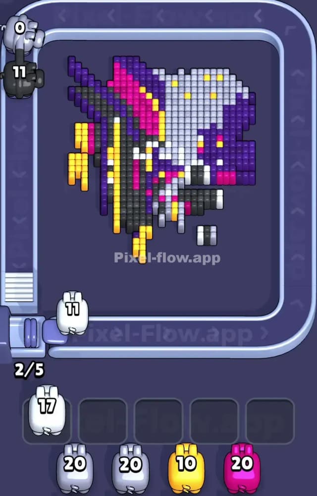 Pixel Flow Level 1098 Solution 2