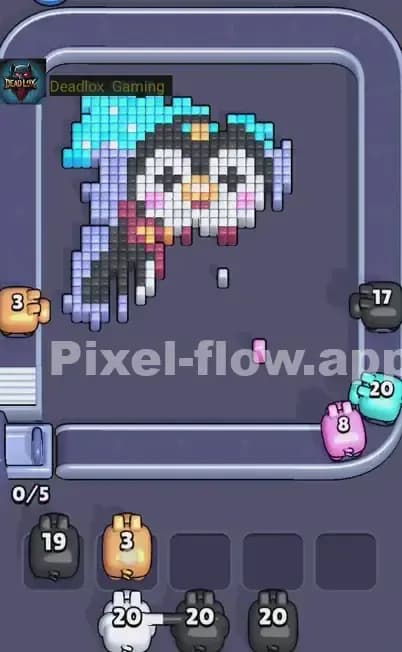 Pixel Flow Level 458 Solution 2