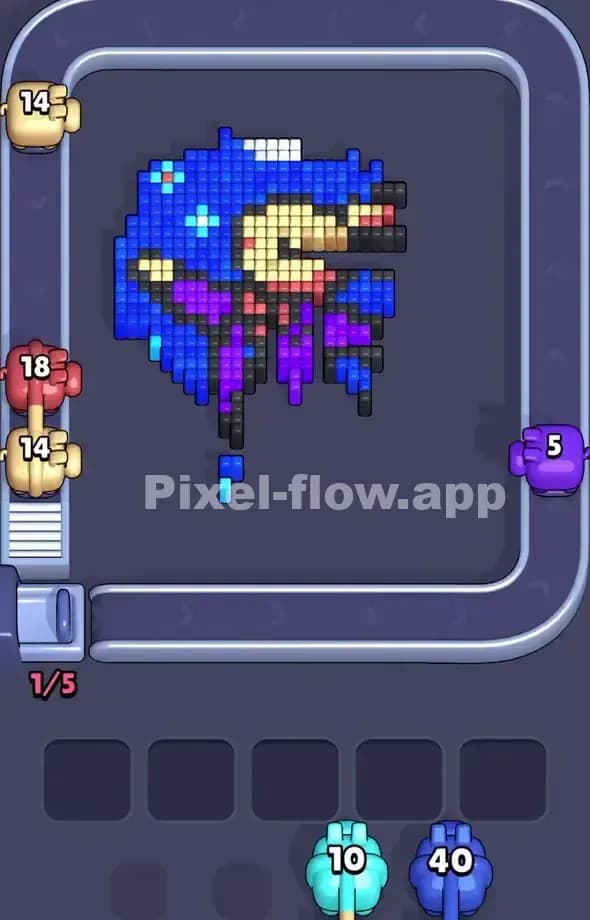 Pixel Flow Level 543 Solution 2