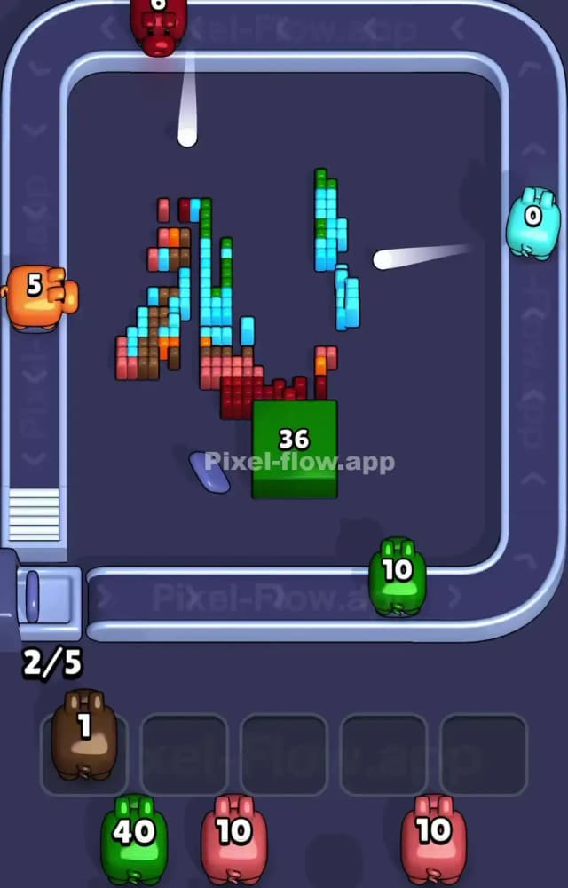 Pixel Flow Level 1579 Solution 3
