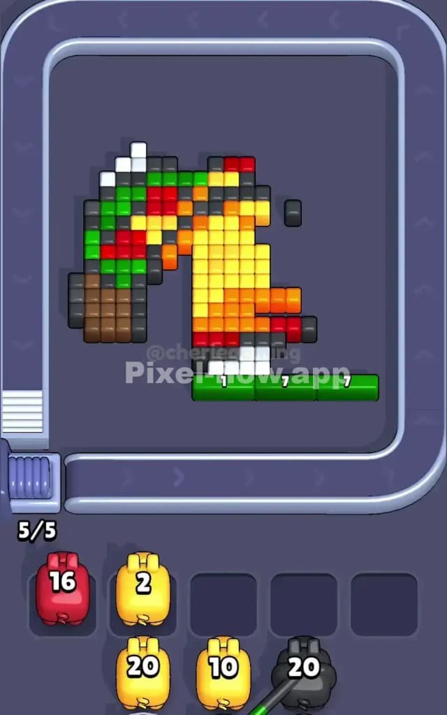 Pixel Flow Level 96 Solution 2