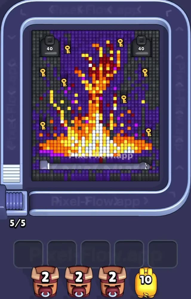 Pixel Flow Level 1370 Gameplay
