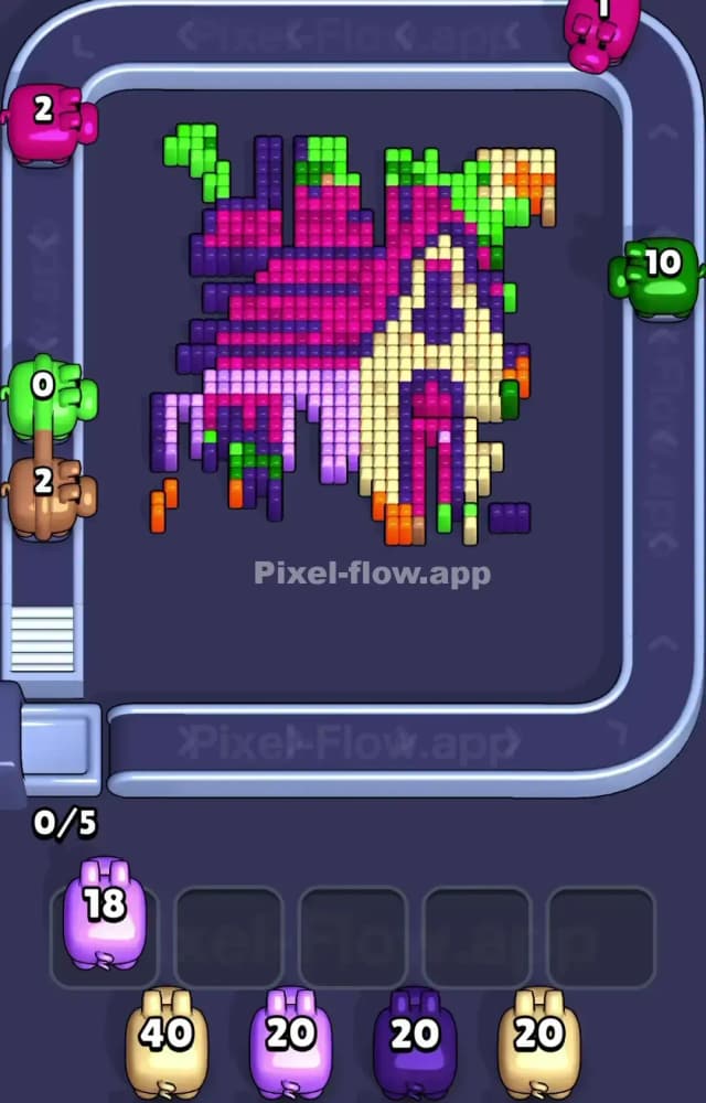 Pixel Flow Level 1381 Solution 2
