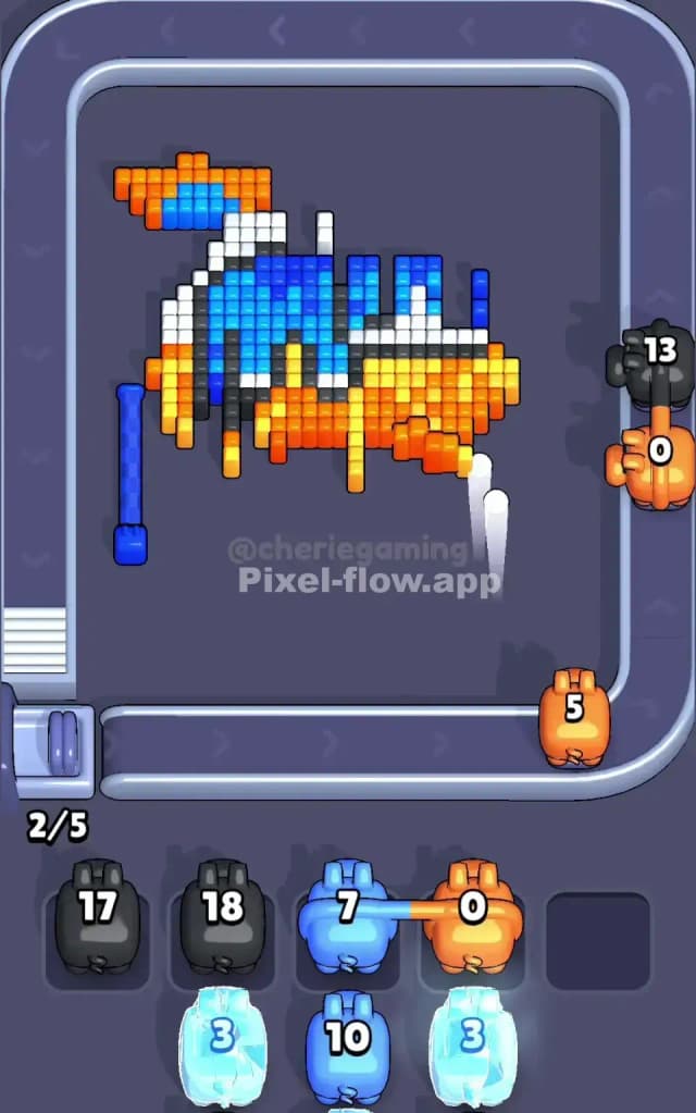 Pixel Flow Level 511 Solution 2