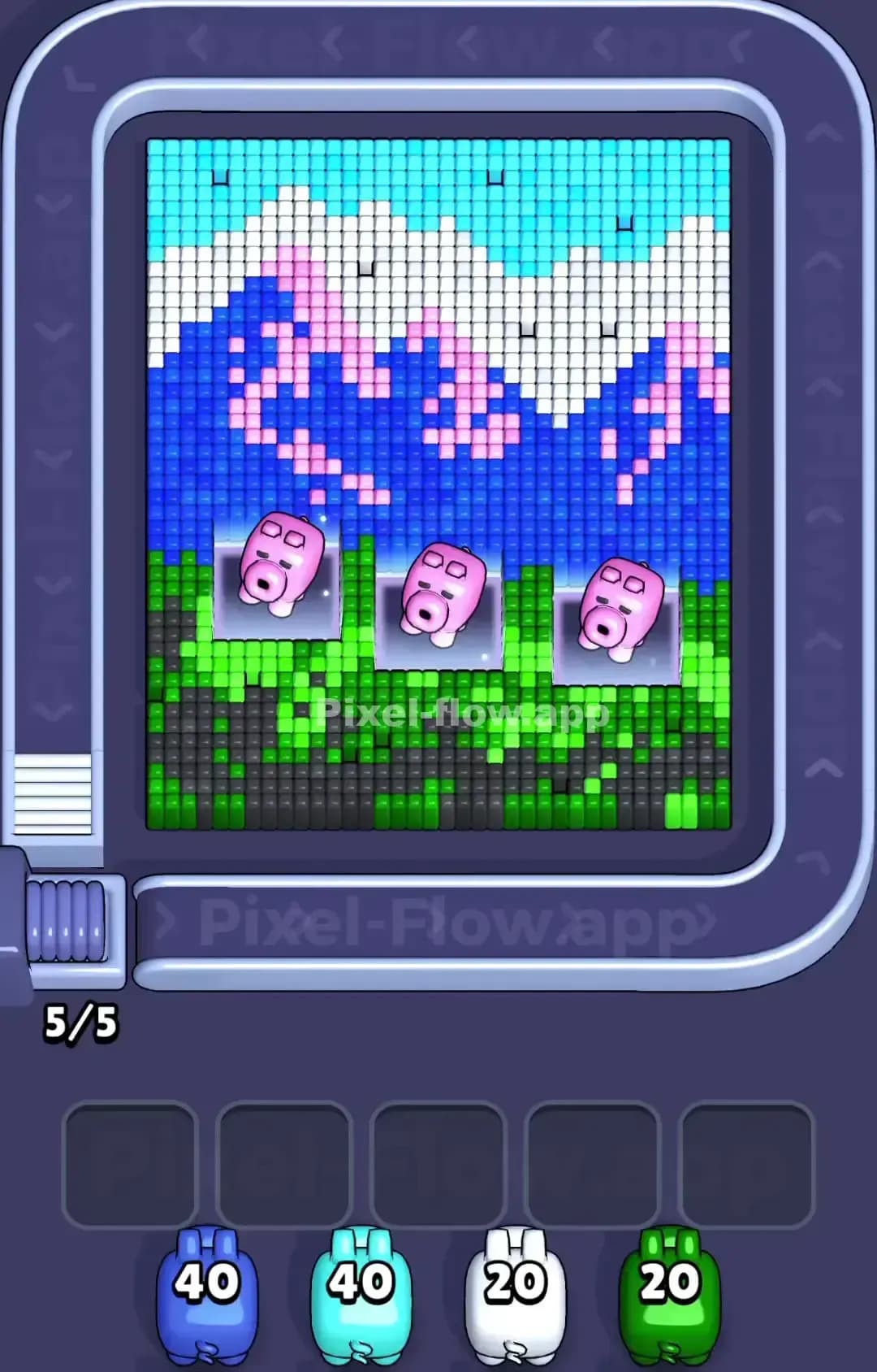 Pixel Flow Level 1078 Screenshot