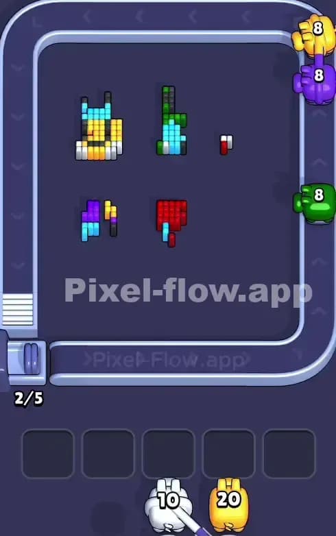 Pixel Flow Level 881 Solution 3