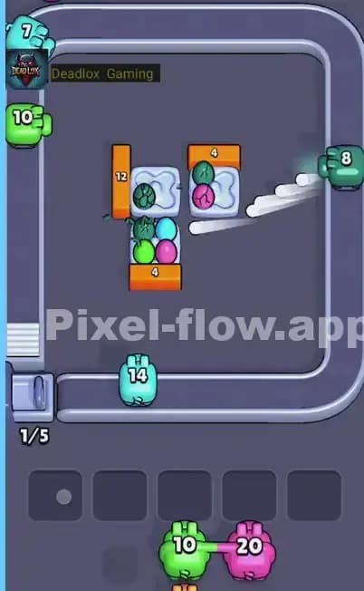 Pixel Flow Level 443 Solution 3