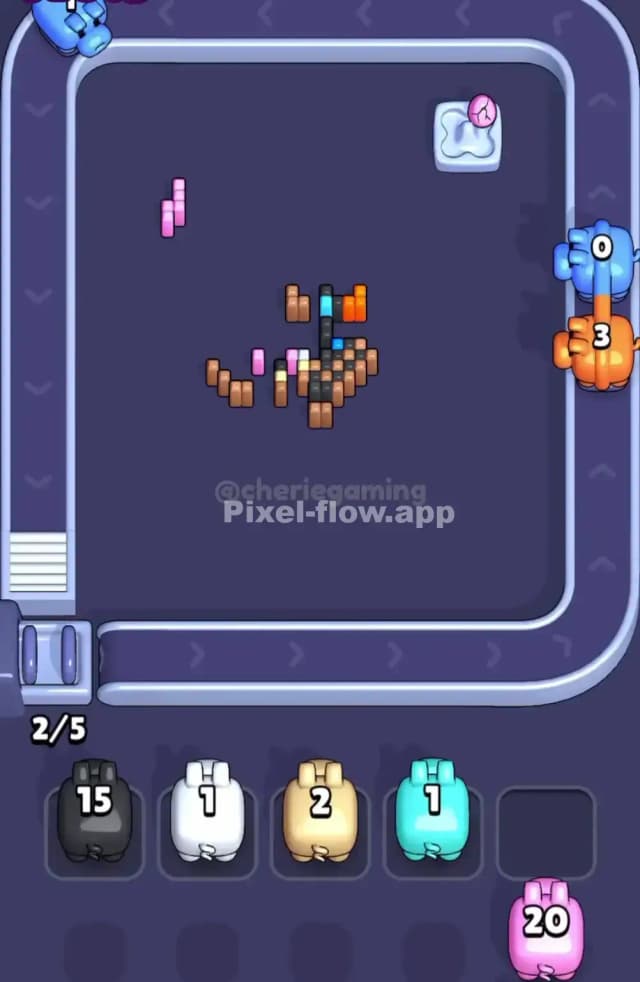 Pixel Flow Level 1640 Solution 3