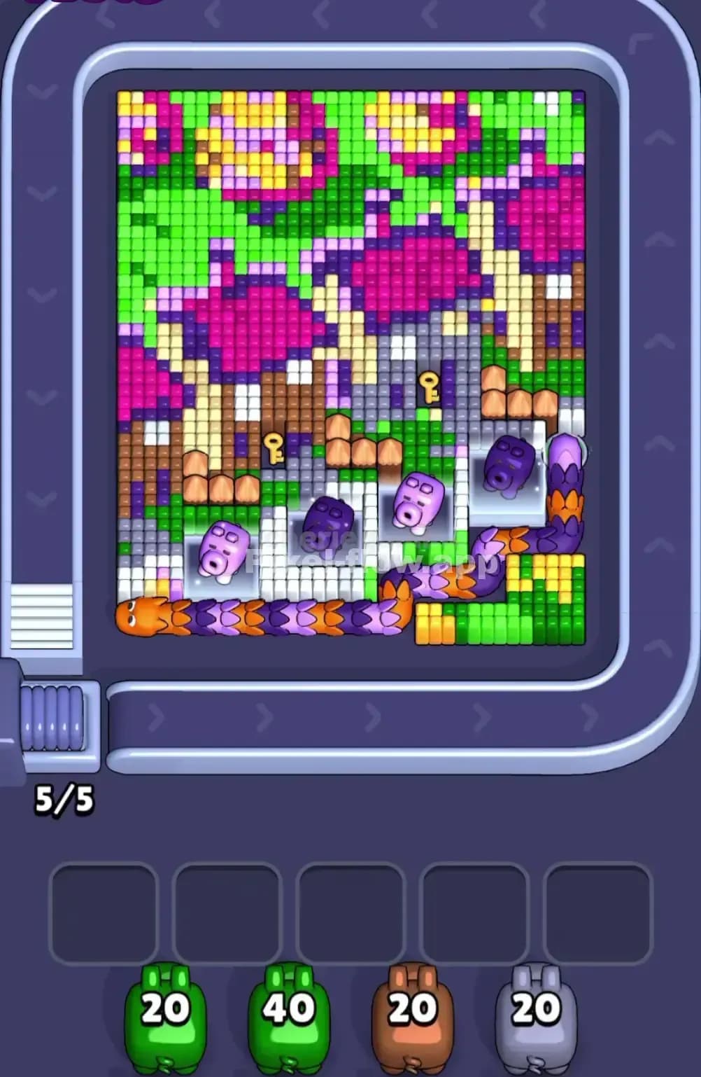 Pixel Flow Level 1700 Screenshot
