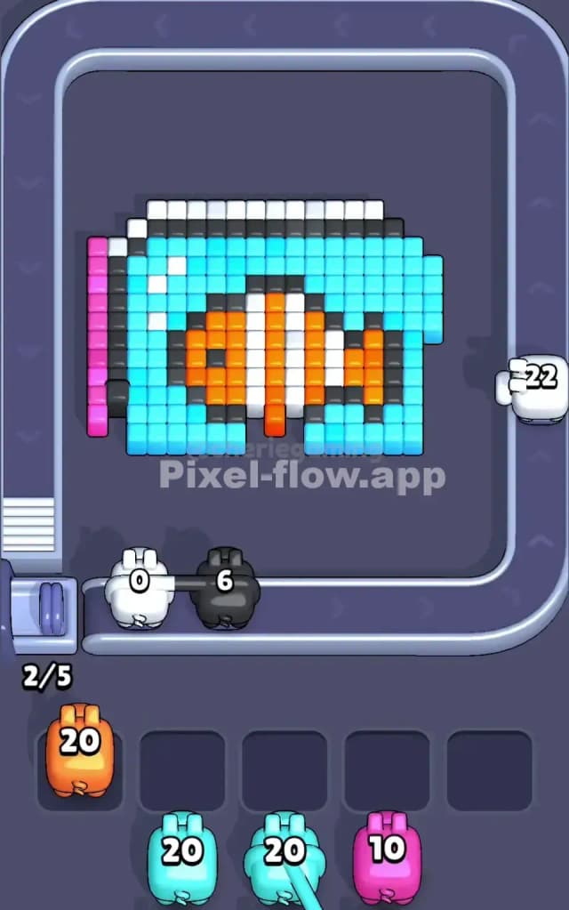 Pixel Flow Level 15 Solution 2