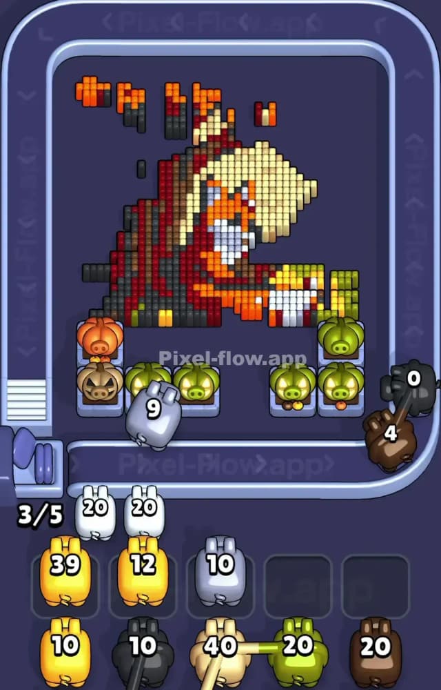Pixel Flow Level 1145 Solution 2