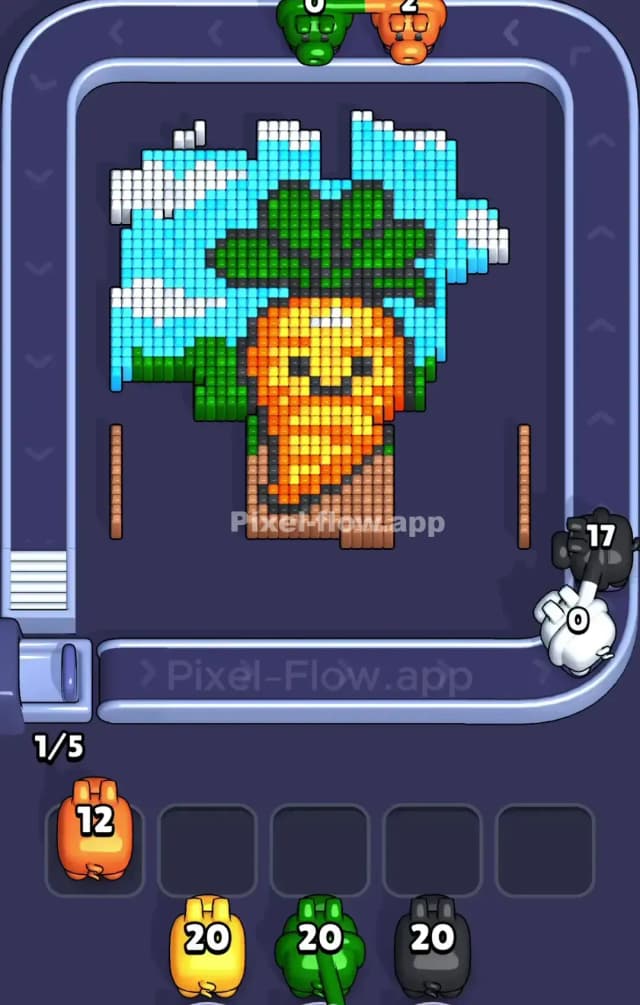 Pixel Flow Level 856 Solution 1