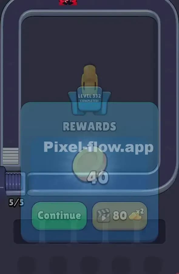 Pixel Flow Level 332 Solution 3
