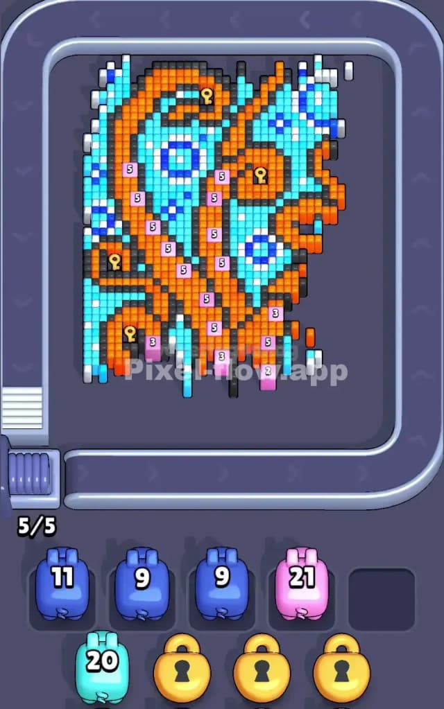 Pixel Flow Level 239 Solution 1