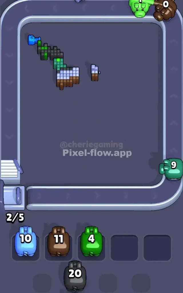 Pixel Flow Level 487 Solution 3