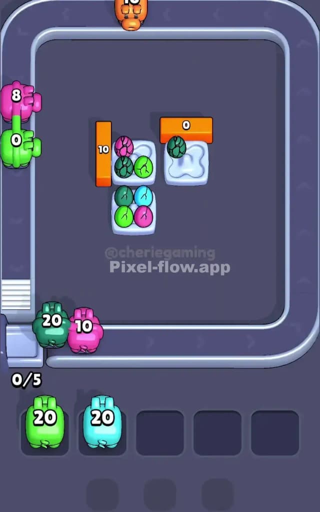 Pixel Flow Level 443 Solution 2