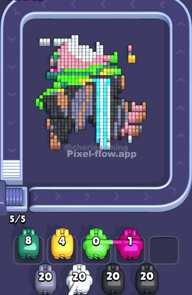 Pixel Flow Level 1636 Solution 2