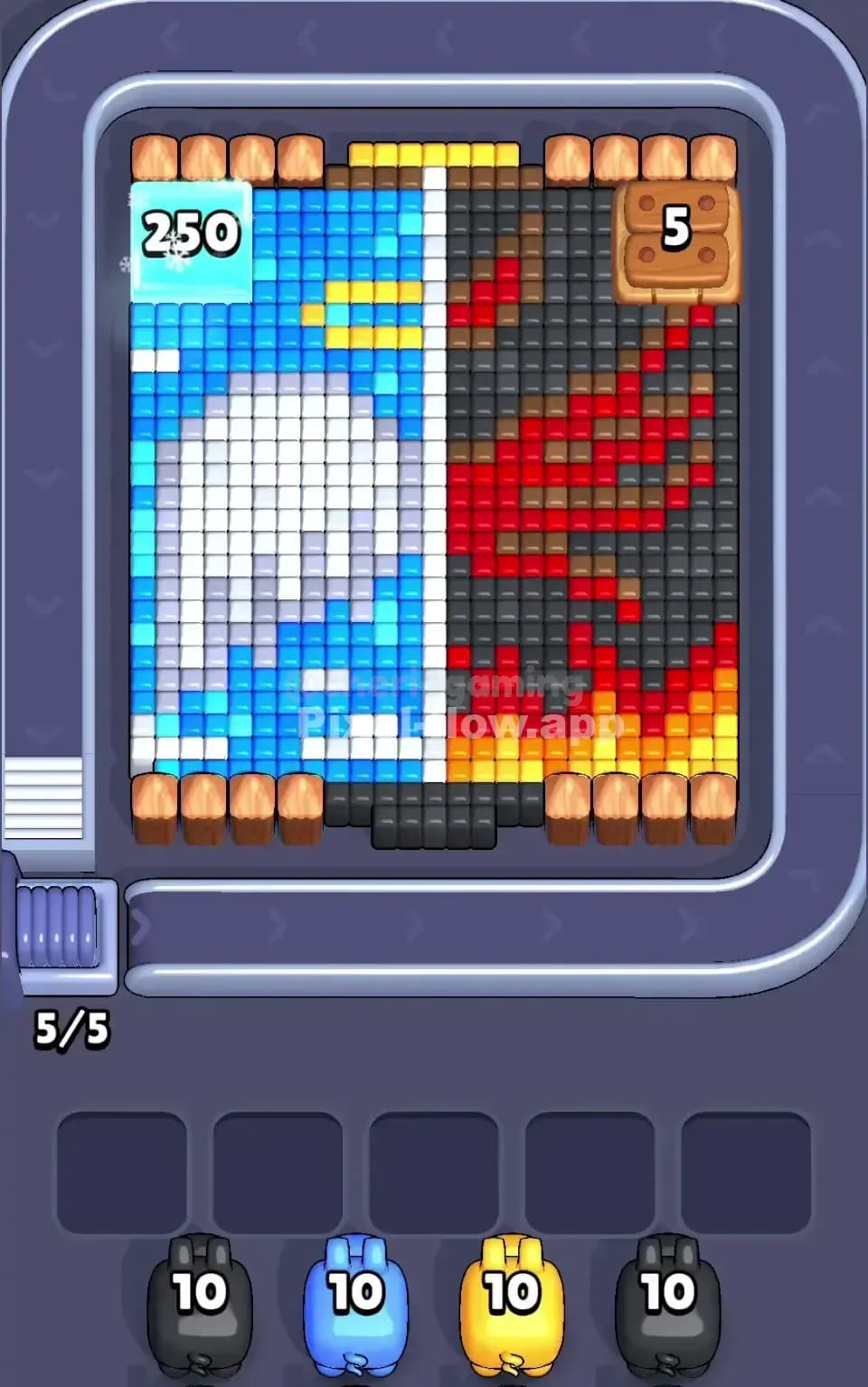Pixel Flow Level 398 Screenshot