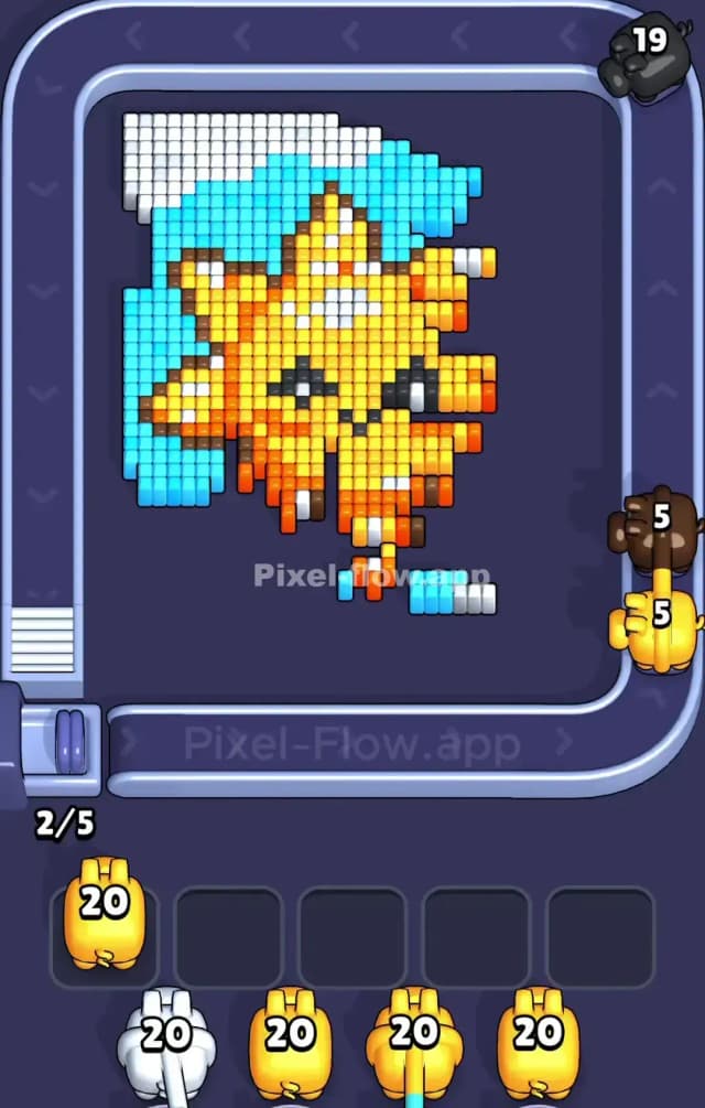 Pixel Flow Level 814 Solution 2