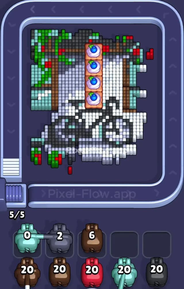 Pixel Flow Level 877 Solution 1