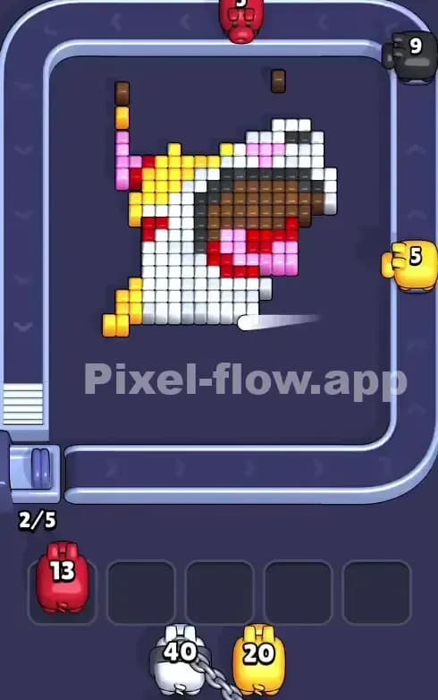 Pixel Flow Level 801 Solution 2