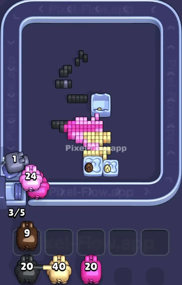 Pixel Flow Level 1477 Solution 3