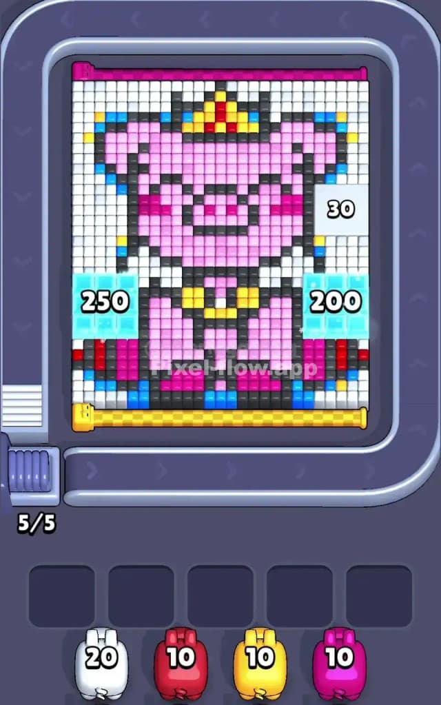 Pixel Flow Level 420 Gameplay