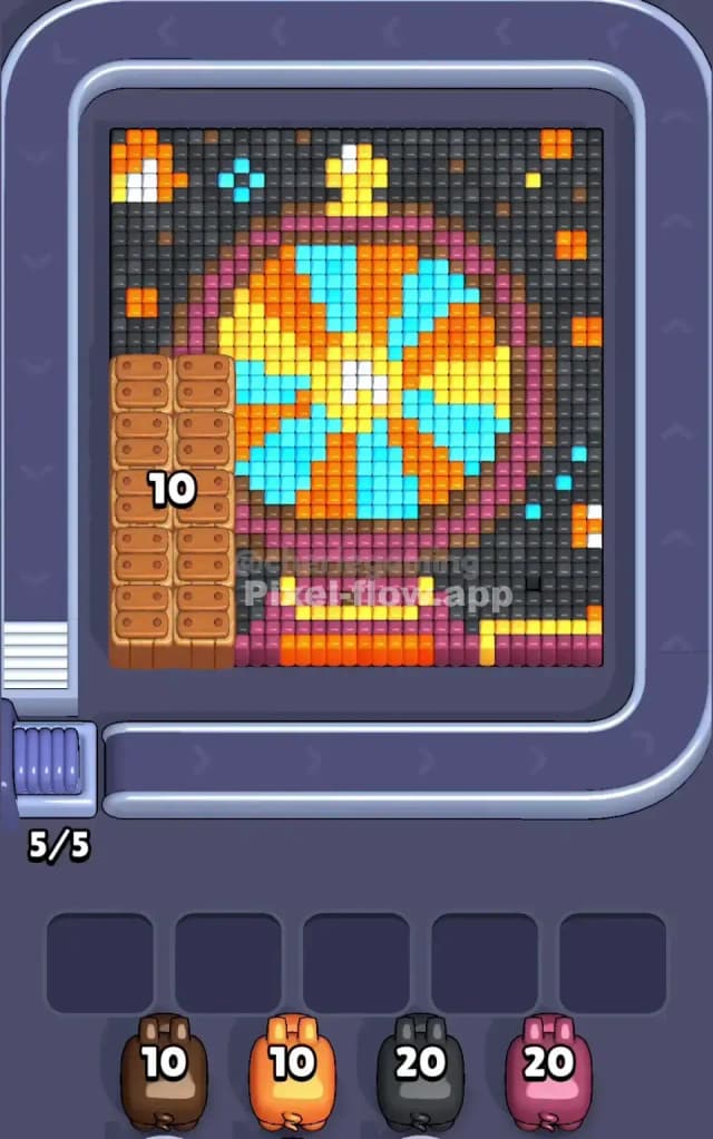 Pixel Flow Level 590 Gameplay