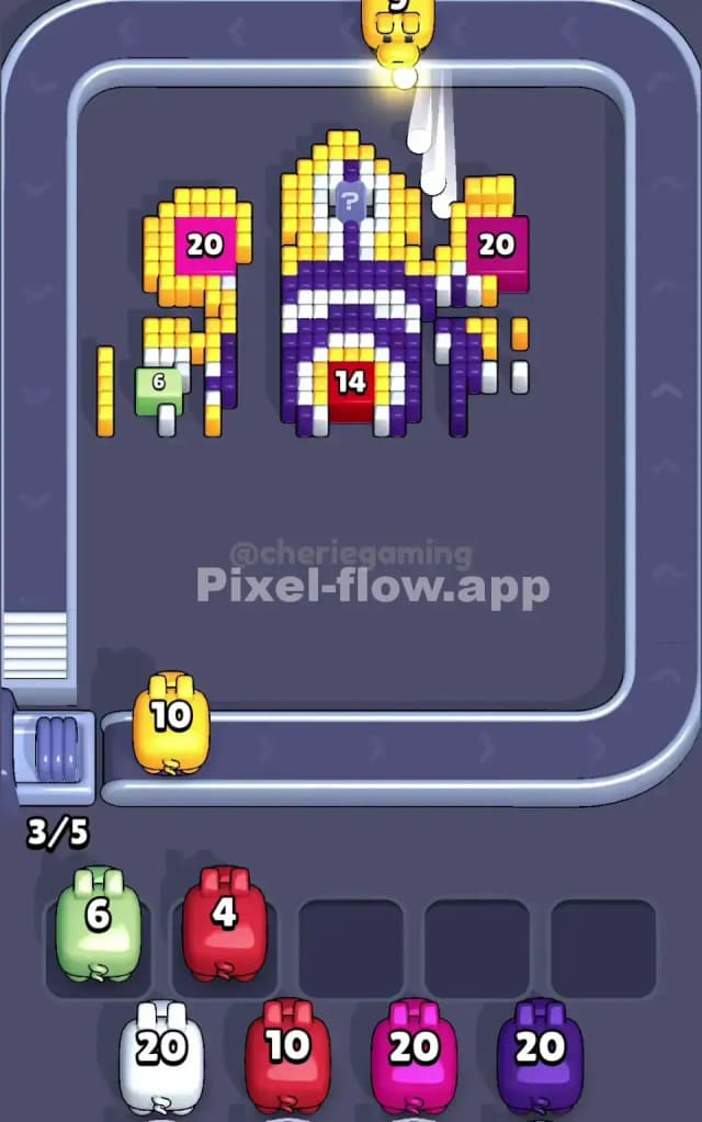 Pixel Flow Level 161 Solution 2