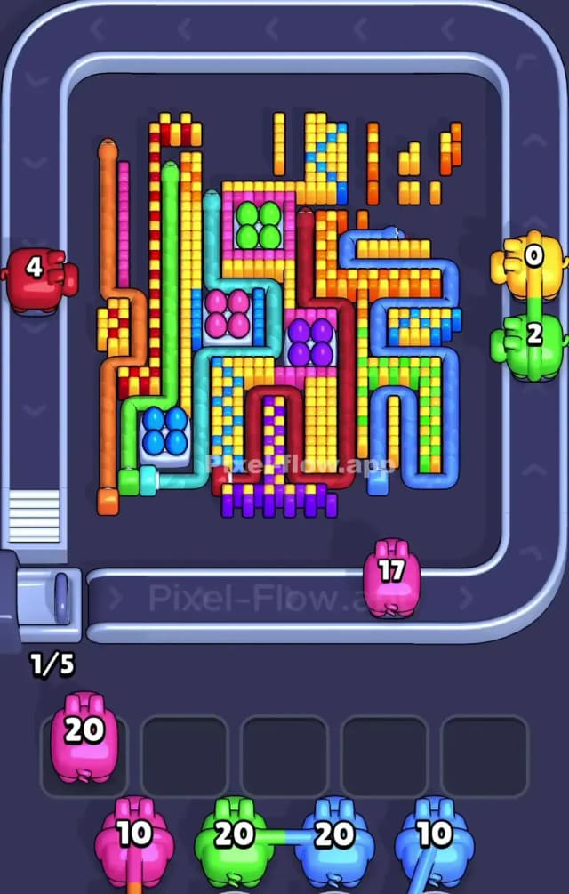Pixel Flow Level 796 Solution 1