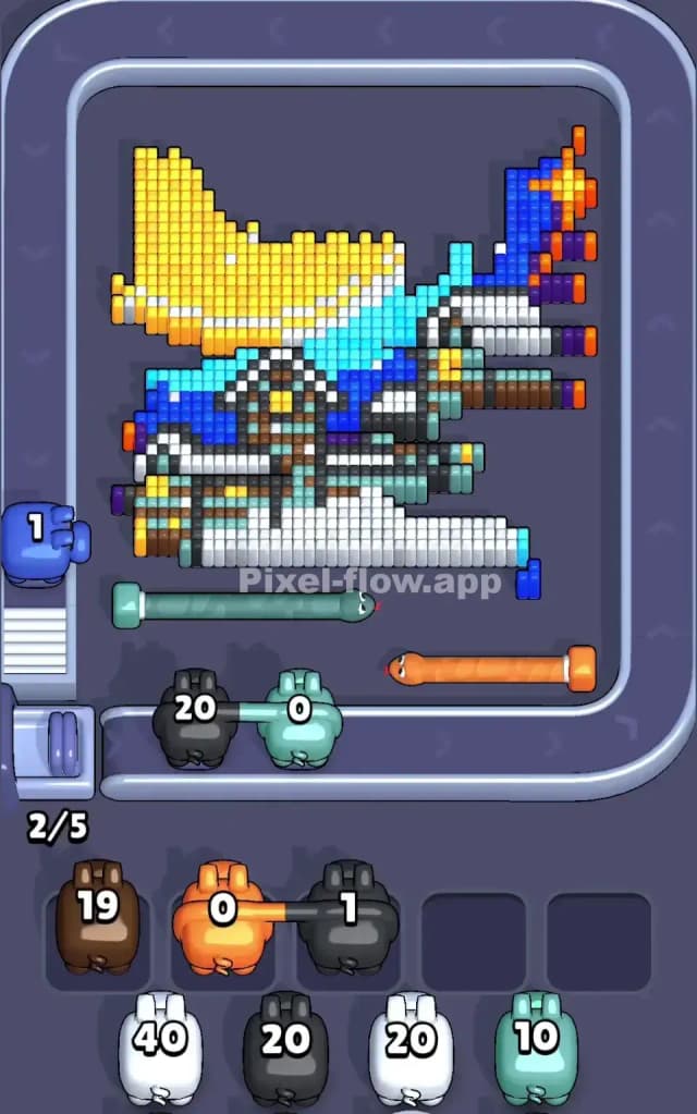 Pixel Flow Level 563 Solution 2