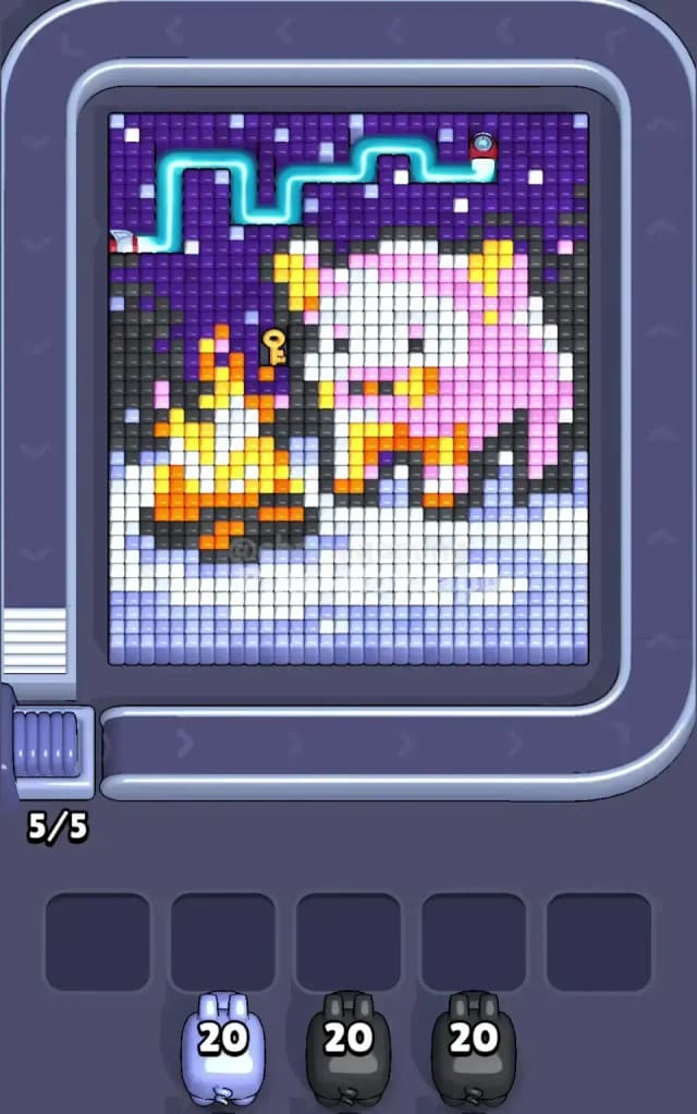 Pixel Flow Level 552 Gameplay