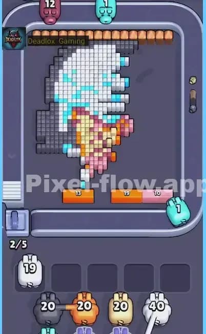 Pixel Flow Level 435 Solution 2