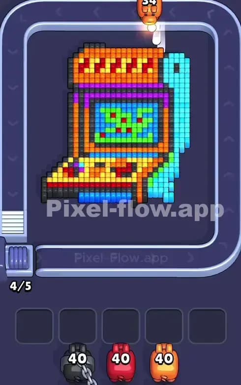 Pixel Flow Level 851 Solution 1