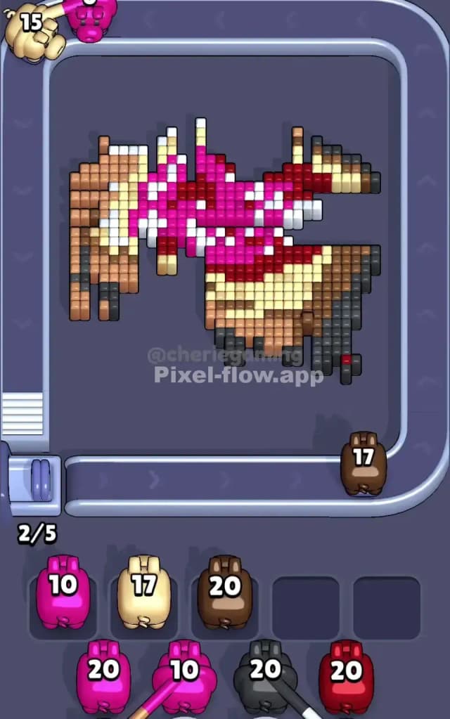 Pixel Flow Level 641 Solution 2